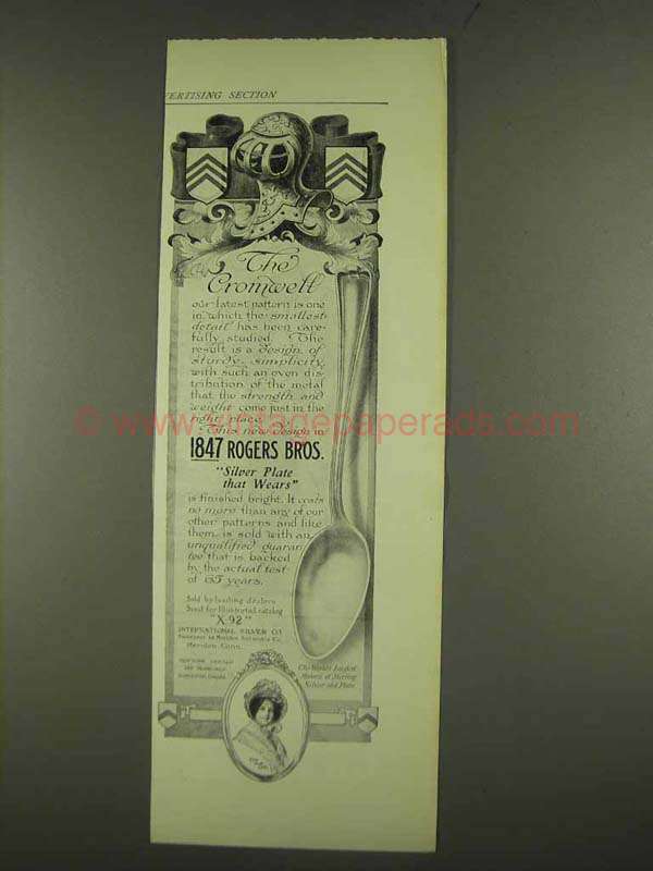 1912 1847 Rogers Bros. Cromwell Spoon Ad